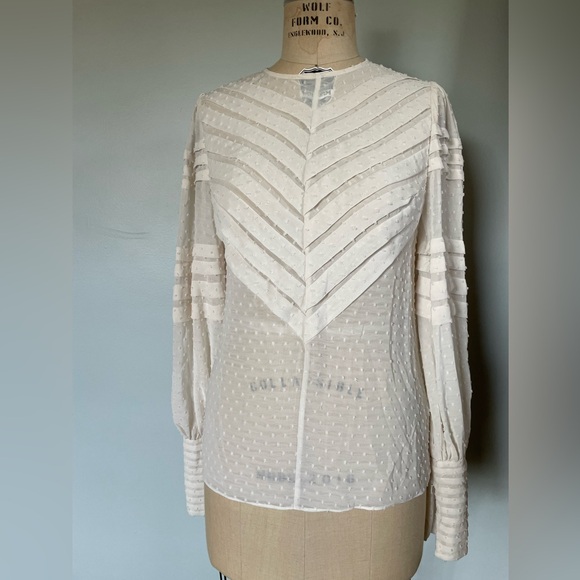 Zimmermann Swiss Dot Cream Blouse - Picture 5 of 7